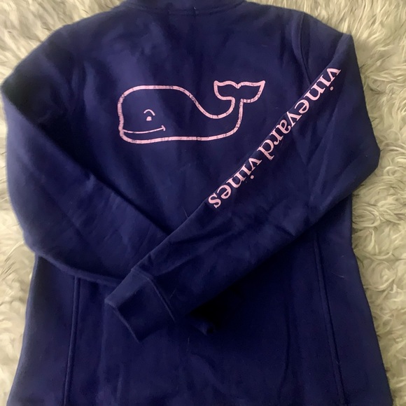Purple Vineyard Vines 1/4 Zip Pullover - Picture 3 of 3